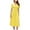 Yellow, variant on Women's Puff Sleeve Dresses Summer Short Sleeve V Neck Vintage Pleated Elegant Dress High Waisted Wedding Guests Midi Dresses (White,L)