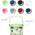 thumbnail image 3 of 30 Oz Avocado Flip Tumbler With Handle,Avocado Coffee Travel Mug Cup Water Bottle,Avocado Gifts for Women,Avocado Decor Stuff Accessories, 3 of 6