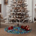 thumbnail image 4 of Rateoe Love Music Pattern Christmas Tree Skirt with Ties , Christmas Tree Decorations, Farmhouse Christmas Decor Xmas Holiday Decorations-48", 4 of 6