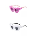 thumbnail image 1 of Milaget Lunettes de Soleil Souples 2x pour Mascarade Blanches, 1 of 9