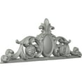 thumbnail image 2 of Ekena Millwork 36 3/4"W x 13 3/4"H x 1 3/4"P Valence Center with Scrolls Onlay, 2 of 6