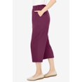 thumbnail image 3 of Woman Within Plus Size Petite 7-Day Knit Capri, 3 of 6