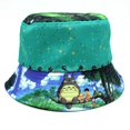 thumbnail image 1 of Anime One Piece Unisex poliéster moda sombrero de cubo otoño protector solar Panamá hombres mujeres viajes al aire libre pesca pescador gorras regalo, 1 of 4