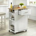 thumbnail image 6 of TMS Lima Kitchen Cart, White, 6 of 8