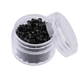 thumbnail image 1 of 500 piezas de 3 mm con de silicona Micro Nano Rings Beads Extensions Black Negro shamjiam microperlas forradas de silicona, 1 of 9