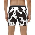 thumbnail image 4 of Rateoe Cow Skin 2 Print Men’s Underwear Boxer Briefs Soft Comfortable Underwear Boxer Briefs, Long Leg Briefs,Anti-chafing Boxer Briefs, 4 of 7