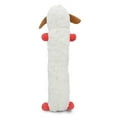 thumbnail image 4 of Multipet Plush Lamb Chop Dog Toy with Elongated Body and Squeaker, 4 of 7