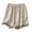 Beige, variant on Linen Shorts Women Plus Size Elastic Waist Drawstring Shorts Flowy Chino Shorts with Pockets Casual Bottoms