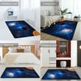 thumbnail image 2 of 3D Fantasy Starry Sky Galaxy Carpet Style Living Room Bedroom Soft Comfy Rug Modern 3d Entry Mats Household, 2 of 7