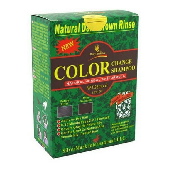 Deity Shampoo Color Change Kit, Natural Herbal 2 IN 1, Wine Red, 5.28 Oz