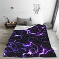 thumbnail image 5 of Sikiie Galaxy Lightning Ultra-Soft Micro flannel Blanket Luxury All Seasons Warm Blanket for Bedding Sofa and Travel (4 sizes)-80"x60", 5 of 7