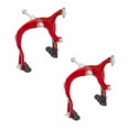 thumbnail image 4 of Juego de frenos caliper para bicicleta aluminio rojo anodizado con palancas de freno rojo anodizado, 4 of 7