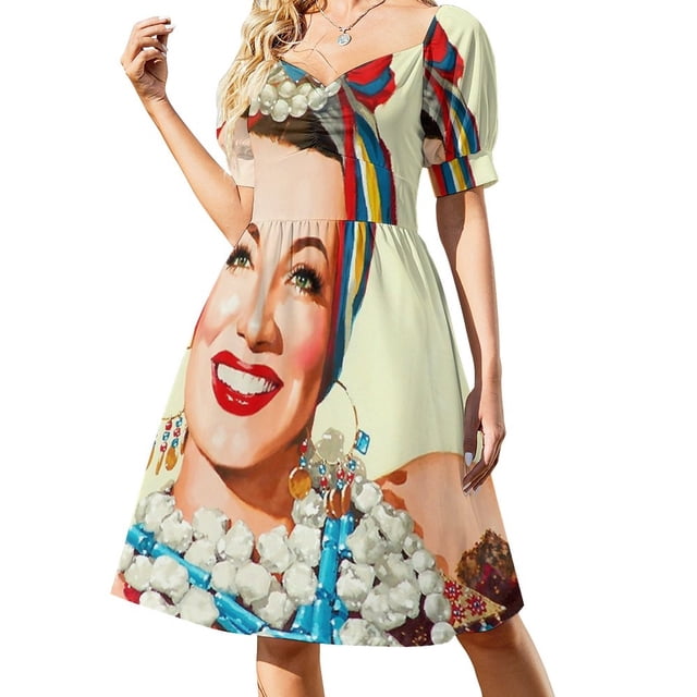 Pintura de Carmen Miranda Vestido ropa mujer Vestido de noche Vestidos mujer