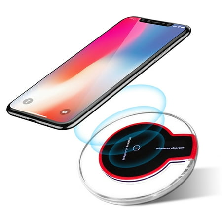 Wireless Charger Qi Wireless Charging Pad Stand For Iphone X 8 8