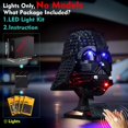 thumbnail image 7 of Light kit Compatible with Lego 75304 Darth Vader Helmet - No Model Only Light, LED Lighting Accessories Compatible with Lego The Darth Vader Helmet (Voice Activated), 7 of 7