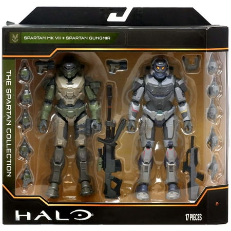 Halo The Spartan Collection Spartan Mk VII + Spartan Gungnir Action Figure
