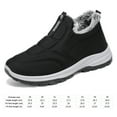 thumbnail image 2 of Botas de nieve para hombre, botines térmicos ligeros, zapatillas antideslizantes, zapatos cómodos de invierno de piel gruesa para viajes y senderismo, 2 of 9