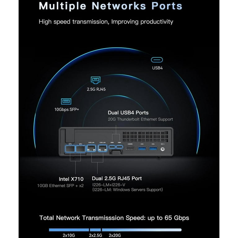 MINISFORUM MS-01 Workstation Intel Core i5-12600H Processor Mini