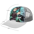 thumbnail image 2 of Demon Slayer Adult Baseball Cap Adjustable Sun Visor Hat Prints Trucker Hats Skull Cap Headwear for Men Women, 2 of 6