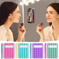 thumbnail image 2 of Purple Silicone Suction Cup Phone Holder With 30 Granules For Strong Adhesion On Dashboard And Smooth Surfaces, 2 of 3