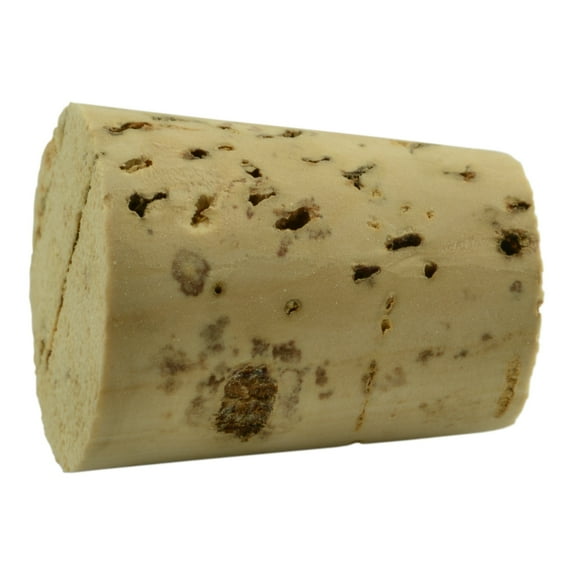 37/64" x 3/4" x 15/16" #6 Cork Stoppers STPR-115