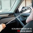 thumbnail image 6 of 11Pcs Windshield Cleaning Tool Window Cleaning Kit with 38.5 in Car Mirror Squeegee 6 Spare Microfiber Pad and Extendable Handle for Auto Inside Glass, 6 of 11