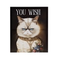 thumbnail image 2 of Madison Park Grumpy Cats "You Wish" Canvas Wall Art, 14"W x 17"H x 1"D, Multicolor, 2 of 10