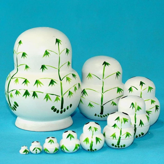 Juguetes de madera con diseño de animales para anidar, 10 capas, tigre, juguetes de madera rusos, tigre, muñecas rusas, juguete, funcionalidad inteligente