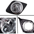 thumbnail image 4 of OTTULUR For 2009-2012 Toyota Rav4 Bumper Chrome Fog Lights W/bulb+harness+switch, 4 of 7
