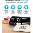 thumbnail image 3 of Silhouette Cameo 5α (Alpha) Cutting Machine (Matte Black) Basic Bundle with Vinyl, Transfer Tape, Tools, Cutting Mat, Designs & Software, 3 of 5