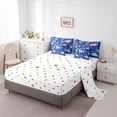 thumbnail image 5 of Castle Fairy Kawaii Animal Dinosaur Bedding Comforter Set 7pcs for Kids Teens Boys Girls,Cartoon Wildlife Dino Queen Bedding Sets Super Cozy,Cute Rainbow Queen Sheet Sets,Ultra Soft Home Decor, 5 of 8