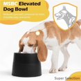 thumbnail image 4 of Comedero Elevado Ajustable Para Perros Y Gatos Pequeños - Soporte Con 2 Tazones De Acero Inoxidable, Diseño Ergonómico Antideslizante Para Mejorar La Digestión, 4 of 6