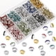 thumbnail image 3 of 700pcs/paquete Rondelle Beads coloridos de rinociones de diamantes de diez rianas cuentas redondas planas para decoraciones de joyas, 3 of 7