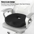 thumbnail image 4 of Hendoct Memory Foam Seat Cushion Black 3 In 1 Hip Spine Relief For Office Chair Wheelchair Car, 4 of 8