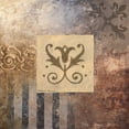 thumbnail image 2 of Marcon, Michael 12x12 Gold Ornate Wood Framed with Double Matting Museum Art Print Titled - Decorative Study I, 2 of 4