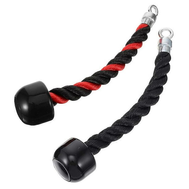 Tricep Strength Rope Gym Cable Attachment Durable Braided Fitness Rope for Pull Down Workouts Targeting Biceps, Triceps, Back, Shoulders, and Grip