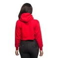 thumbnail image 4 of G-Style USA Women's Long Sleeved Crop Top Hoodie LH13118 - Red - X-Large, 4 of 8