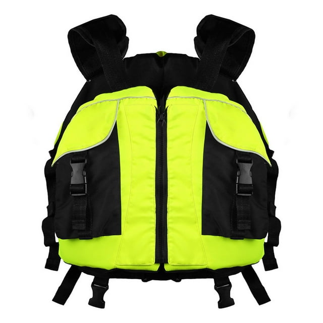 45 - 100 kg Chaleco salvavidas para adultos Traje de flotador de seguridad para deportes acuáticos Abanopi Amarillo