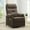 Brown, variant on Korser Power Small Recliner Chair for Small Spaces with Wheels and USB Ports for Living Room,Dark Gray