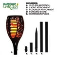 thumbnail image 2 of Shawshank LEDz 8015789 Ceramic Black 12-36 in. Round Garden Torch, 2 of 11