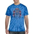 thumbnail image 2 of Wild Bobby, Dreamcatcher with Flowers, Pop Culture, Tie-Dye Tees, Spiral Royal, Large, 2 of 3
