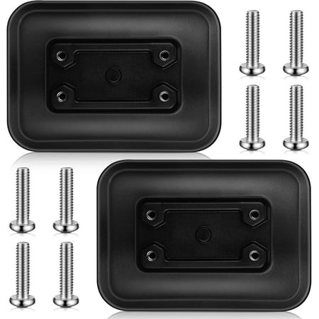 XD-2 Pcs Glue-on Pad for Inflatable Boats 0341-bk Glue-on Pad Flexible Surface Mount Manufactured for Inflatable Kayak Rod Holder Motor Mount Fishing Rod Holder Dinghy Canoe*1