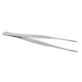thumbnail image 4 of Uxcell Pinzas rectas redondas de 7.09''x0.47'' con punta serrada de acero inoxidable tono plateado 2 piezas, 4 of 5