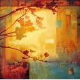 thumbnail image 2 of Lange, Erin 12x12 Black Ornate Wood Framed with Double Matting Museum Art Print Titled - Renewal I, 2 of 4