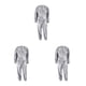 thumbnail image 2 of Naiovety Traje de sauna ligero ejercicio gimnasio hogar sudadera con capucha pantalones comodidad óptima plata M Type1 NO1, 2 of 6