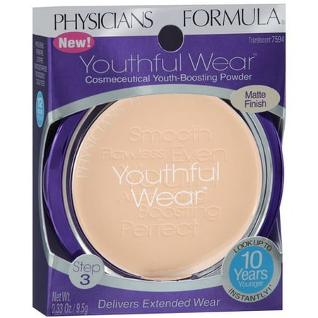 Physicians Formula Youthful Wear Cosmeceutical Youth-Boosting Powder, 7594 Translucent, 0.33 oz