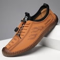 thumbnail image 2 of Zapatos casuales para hombre, zapatos con cordones para primavera y otoño, zapatos de moda coreanos transpirables de marea, 2 of 6