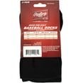 thumbnail image 3 of Rawlings Baseball Socks (2 Pair), Scarlet Red, Small, 3 of 3