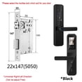 thumbnail image 2 of Digital Electronic Smart Door Lock With Biometric Camera Fingerprint Smart Card Password Key Unlock ,Easy Installation, 2 of 7