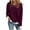 Purple, variant on Chiccall Women's Fleece Crewneck Sweatshirt, Long Sleeve Loose Fit Pullover Casual Tops for Women